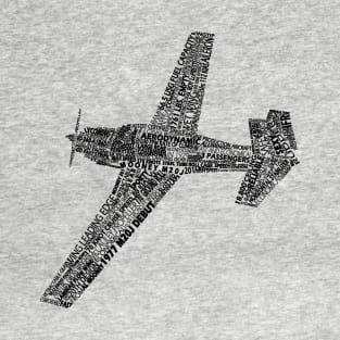 M20 Airplane Typography Design w/ History & Specs T-Shirt